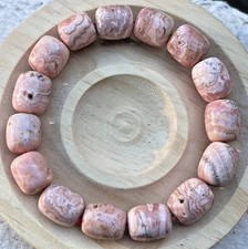 Rosa Rhodochrosit Armband