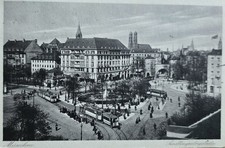 AK München Sendlinger Tor Platz Tram 1937