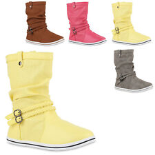 Bequeme Damen Stiefel Flache