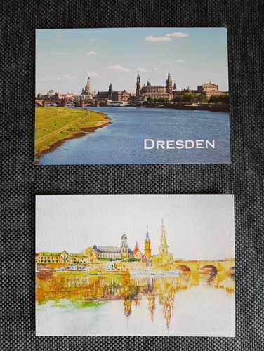 Postkarten dresden x2 - dresden.,
