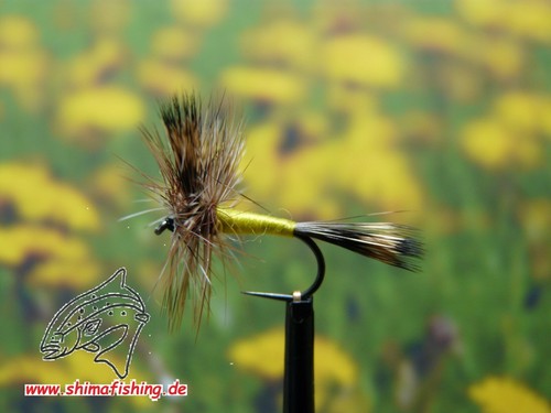 Trockenfliege grizzly wulff - trockenfliege, "