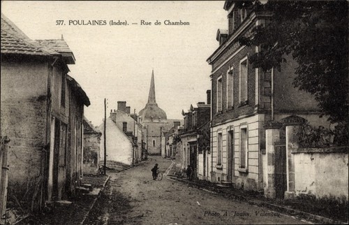 Poulaines indre rue de - rue,