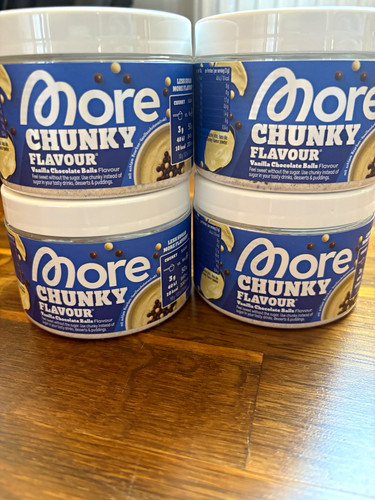 More chunky flavour - more, vanilla