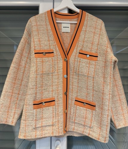 Sandro paris tweed - sandro, strickjacke