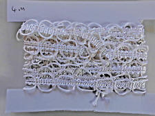 Borte Spitze weiß Vintage Restposten Nähen Handarbeit 4m Breite ca. 2 cm