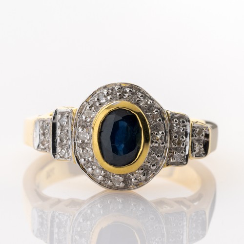 Vintage ring mit - ring, 0.30ct