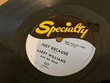 LARRY WILLIAMS : JUST BECAUSE