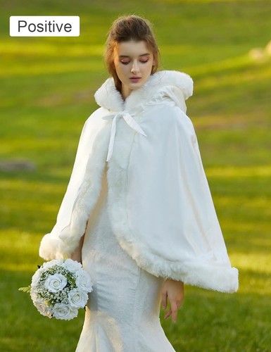Hochzeit cape mit kapuze - cape,