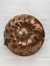 Große Back-/Gugelhupfform Innen Verzinnt Kupfer top Teil selten