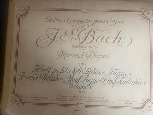 Bach orgelwerke ouvres - bach,