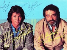Michael Landon+ - seltenes original Autogramm auf Karte - "EIN ENGEL AUF ERDEN"