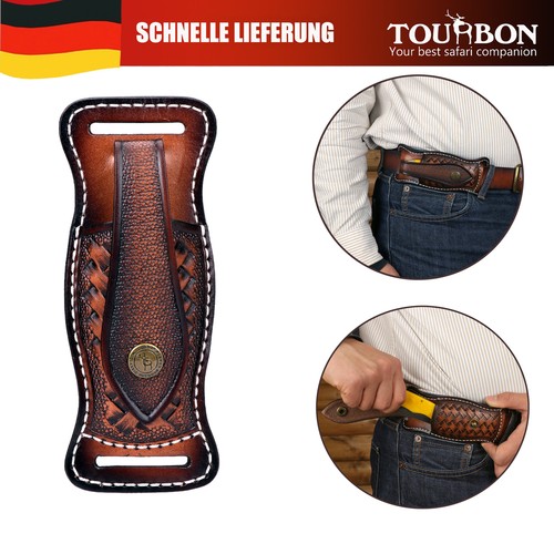 Tourbon leder messerscheide - tourbon, leder-messerscheide