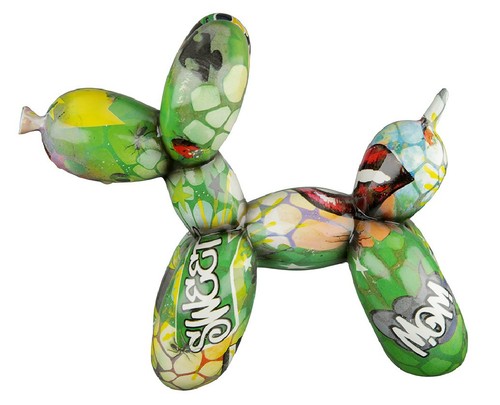 Hund figur street art - art, design