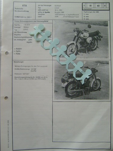 Kraftrad simson c - kraftrad, mokick