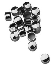 10x Schrauben Abdeckkappen Kappen Harley Motor,Getriebe Inbus 1/4" Bolt Cover