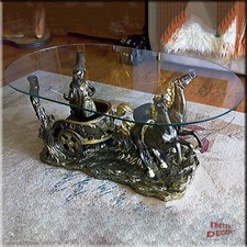 Glastisch Couchtisch Wohnzimmertisch Glas Tisch Design Ben Hur Wohnzimmer Antik