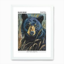 Schwarzbär pastell aquarell - schwarzbär, 2