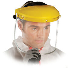 Gesichtsschutz Schutzvisier Augenschutz Klappvisier Visier Top Qualität Gelb NEU