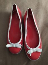 Lacoste Ballerinas Slipper Rot Gr. 36