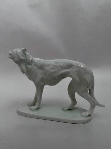 Porcelain dog barsoi - dog,