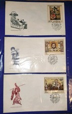 104  FDC-Briefe Tschechoslowakei ab ca. 1970-1971 inklusive Album 