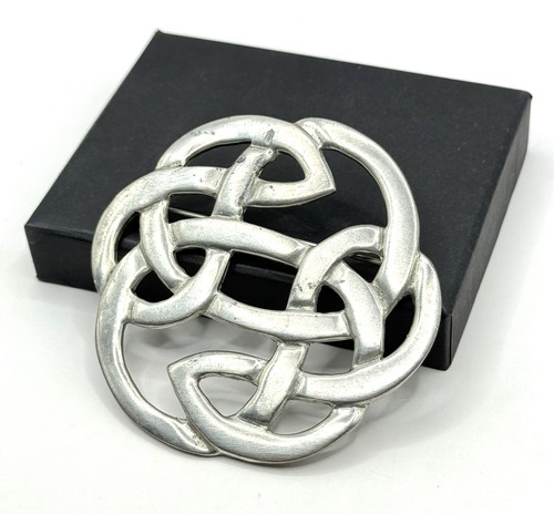 Brosche justin pewter - brosche,