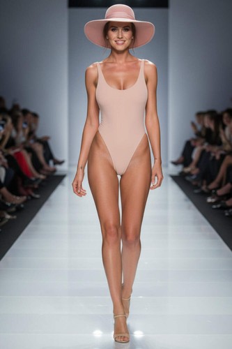 Damen badeanzug unifarben - damen,