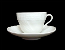 Espressotasse mit Unterteller HUTSCHENREUTHER Form Dresden weiß neuwertig Top