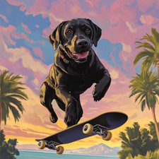 Wandtattoo Aufkleber  Labrador