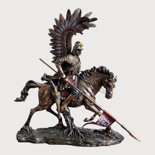 Polnischer husar pferd mit - husar,