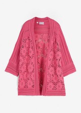 Neu Strickjacke Spitze Gr