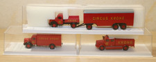 3x Brekina Circus Krone LKW