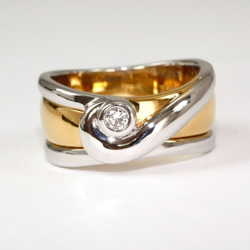 Massiver ring 585 - ring,