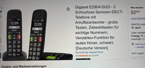 Gigaset e290 duo - e290,
