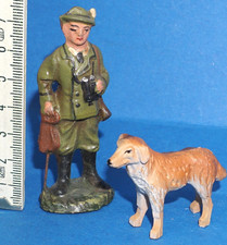 Jäger und Hund Masse Figur