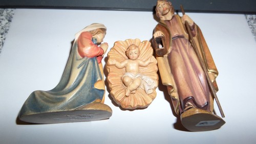 Heilige familie bemalt 13 - bemalt,