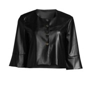 Neu edle Kunstlederjacke Liu