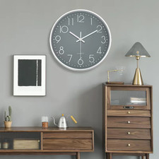 ✅Klassische Quarz-Wanduhr