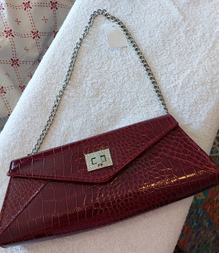 Abendtasche krokooptik - abendtasche, in