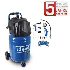 Scheppach Druckluft Kompressor stehend HC35V ölfrei 30L 10bar + 14-tlg. Zubehör