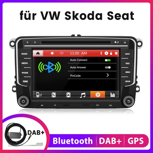 Car autoradio für vw - 7", golf