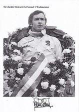 Autogramm - Jackie Stewart -