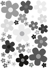 Blumen blümchen aufkleber - blumen,