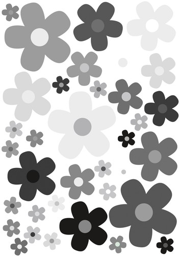 Blumen blümchen aufkleber - blumen,