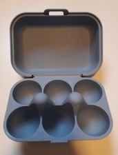 koziol - Eierbox für 6 Eier - blau - eggs to go mini