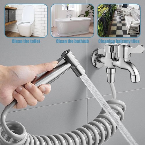 Edelstahl bidet brause mit - edelstahl,