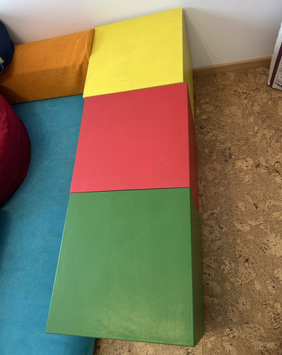 3er set kinder - set, würfelhocker