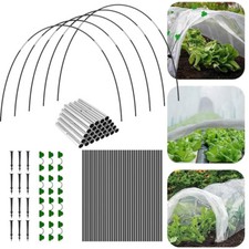 18x Pflanztunnel Bögen Tunnelbögen Hochbeet Abnehmbar Folientunnel für Hochbeet