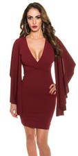 Chic Etui V-Neck Minikleid mit