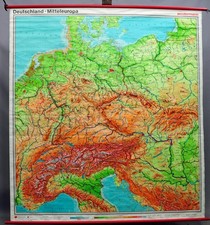 Schulwandkarte Rollbild